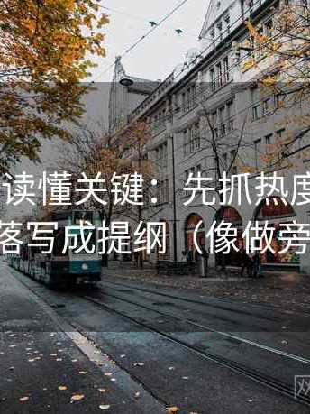 age动漫读懂关键：先抓热度放大吗，再把段落写成提纲（像做旁白校对）