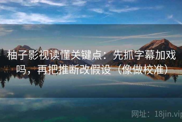 柚子影视读懂关键点：先抓字幕加戏吗，再把推断改假设（像做校准）